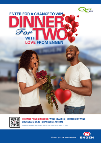 ENGEN PROMO POSTER DINNER FOR TWO
