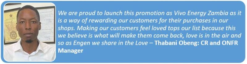 Vivo Energy Zambia Launches 'With Love from Engen' Campaign to Reward Customer Loyalty